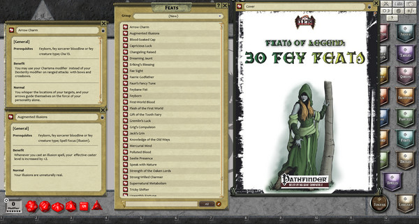 Скриншот из Fantasy Grounds - Feats of Legend: 30 Fey Feats (PFRPG)