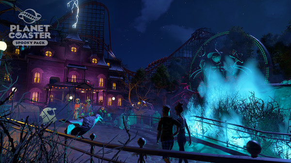 Скриншот из Planet Coaster - Spooky Pack