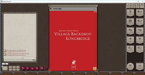 Скриншот из Fantasy Grounds - Village Backdrop : Longbridge (5E)