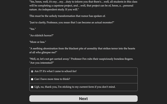 Grand Academy for Future Villains game for Linux 1