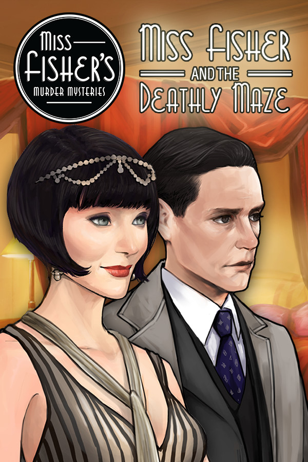 Steam portrait for Miss Fisher and the Deathly Maze.