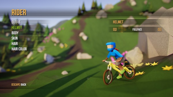 Lonely Mountains: Downhill game for windows Pc 1