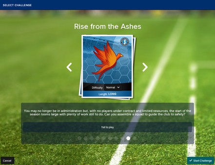Скриншот из Football Manager Touch 2018 - Rise from the Ashes Challenge