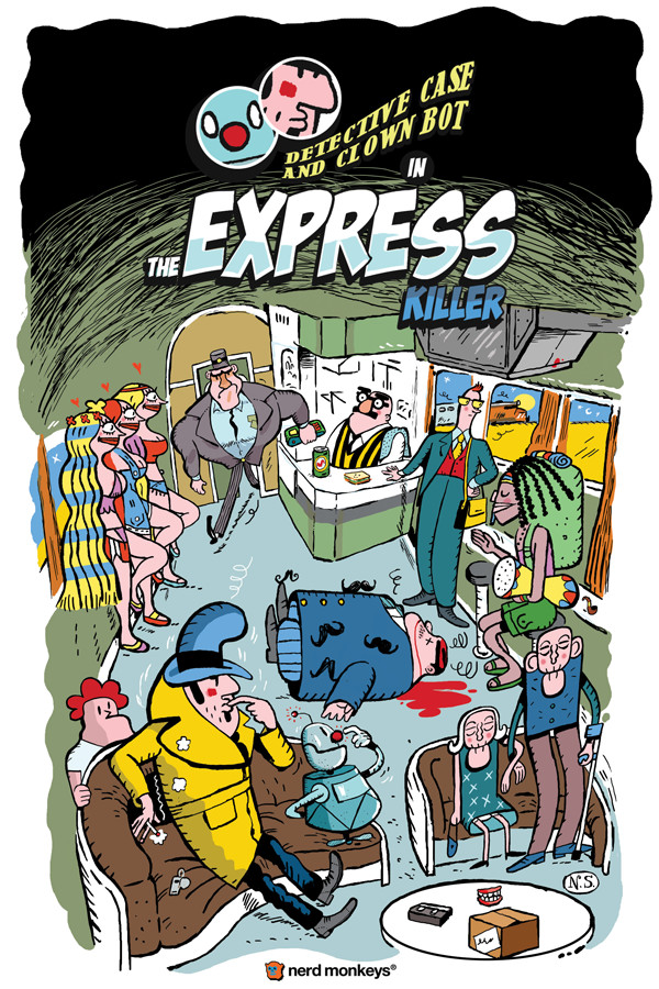 Detective Case and Clown Bot in: The Express Killer for steam Detective Case and Clown Bot in: The Express Killer for steam
