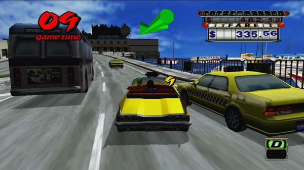 Скриншот из Crazy Taxi