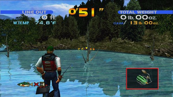 SEGA Bass Fishing game for Linux 1