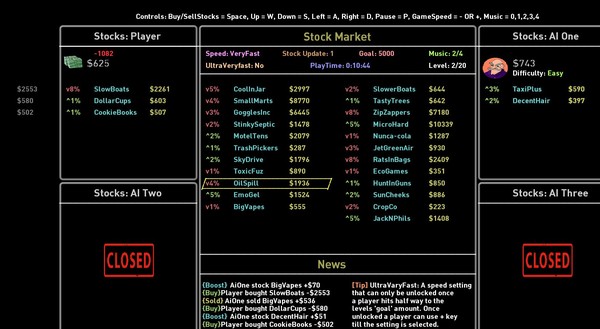 StockUp recommended requirements