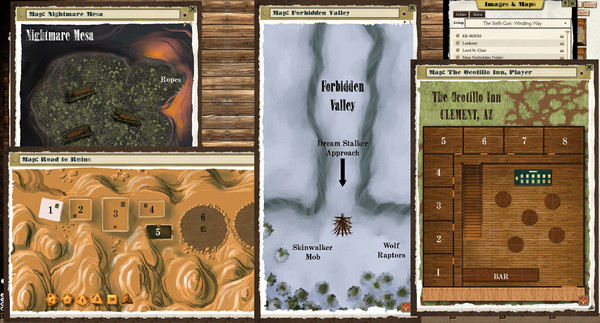 Скриншот из Fantasy Grounds - The Sixth Gun: The Winding Way (Savage Worlds)