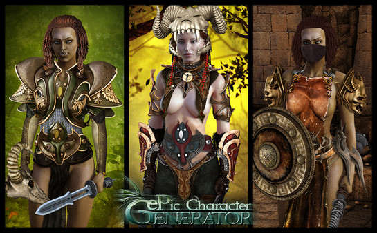 Скриншот из ePic Character Generator - Season #2: Female Barbarian