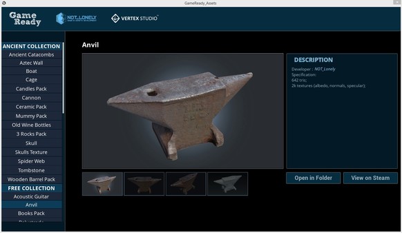 Game-Ready Assets Steam
