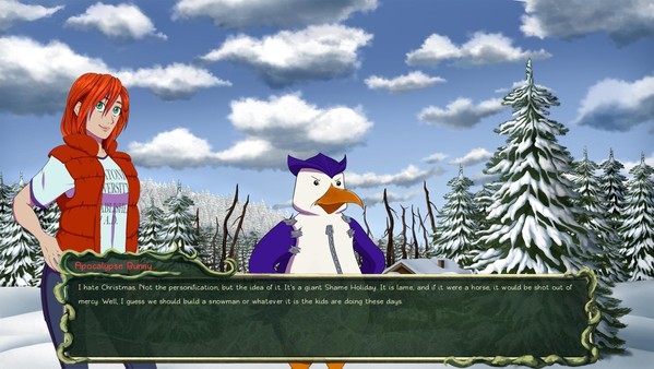 Скриншот из SUPER ARMY OF TENTACLES 3, XPACK II.V: Apocalypse Bunny Saves Christmas