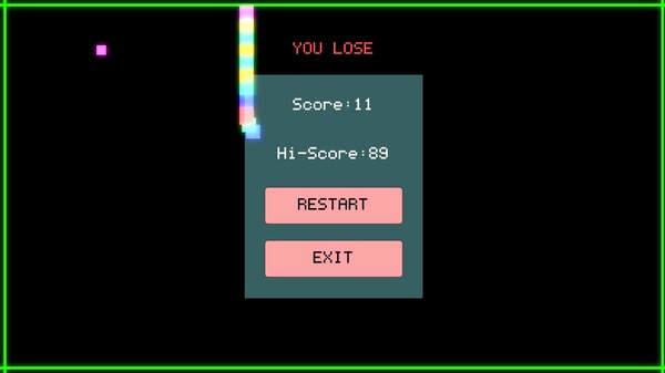 Скриншот из Rainbow Snake