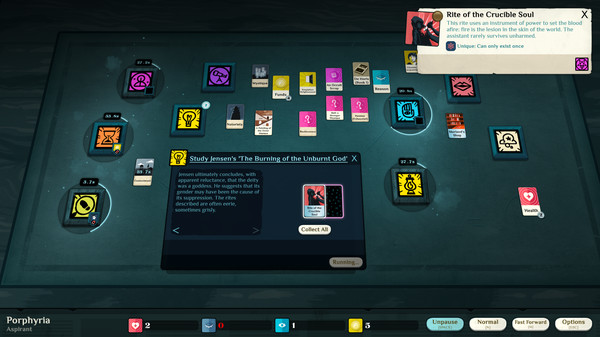 Скриншот из Cultist Simulator