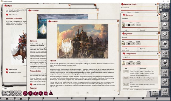 Скриншот из Fantasy Grounds - D&D Xanathar's Guide to Everything