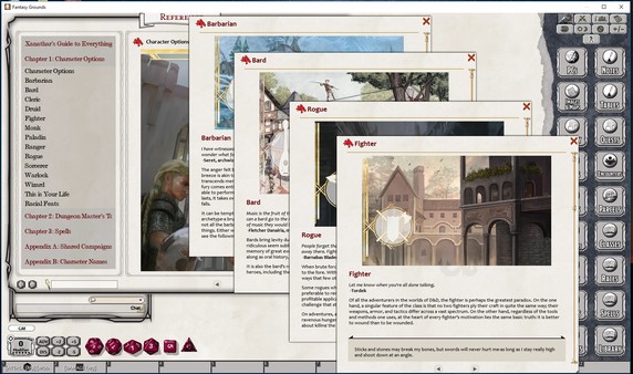 Скриншот из Fantasy Grounds - D&D Xanathar's Guide to Everything
