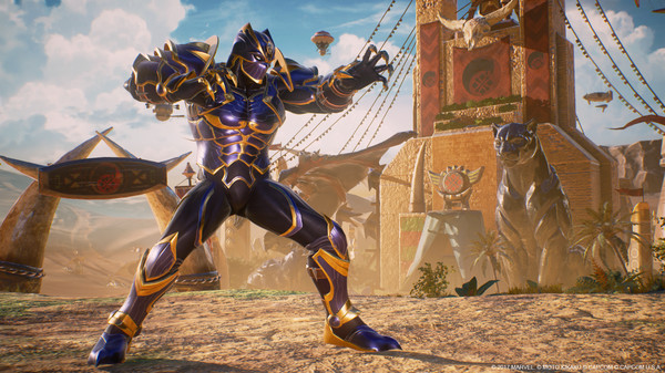 Скриншот из Marvel vs. Capcom: Infinite - Black Panther