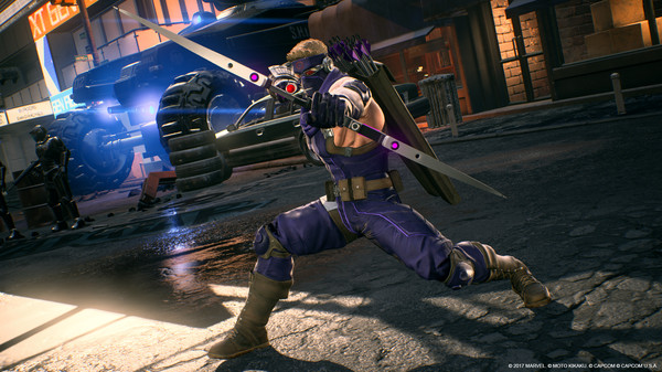 Скриншот из Marvel vs. Capcom: Infinite - Ultimate Hawkeye Costume