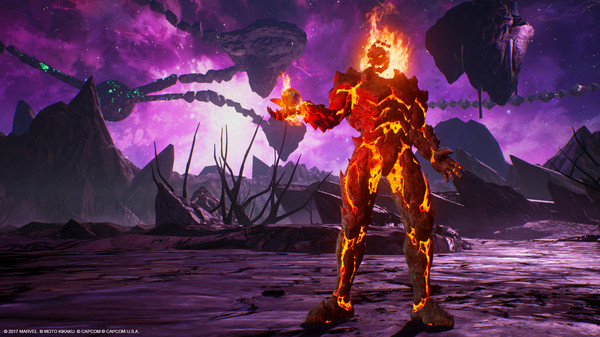 Скриншот из Marvel vs. Capcom: Infinite - Dormammu Molten Costume
