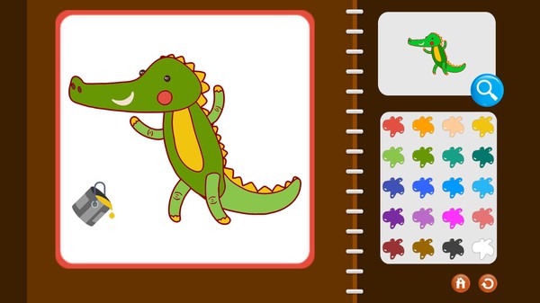 My Coloring Book: Animals Steam