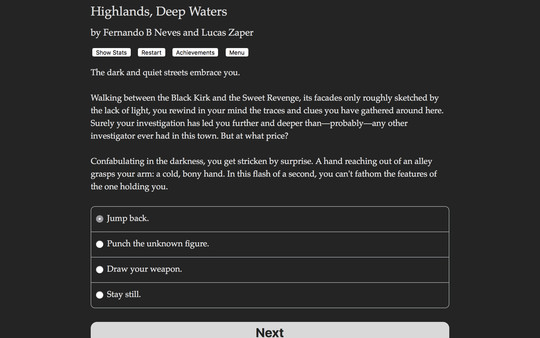 Highlands, Deep Waters game for Linux 1