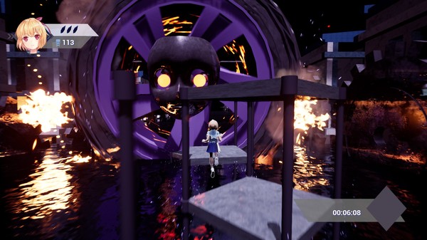 Wanna Run Again - Sprite Girl game for Linux 1