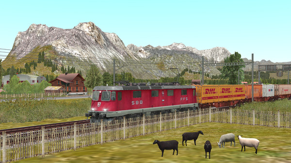 EEP TSM Gotthardbahn Nordrampe Modul Erstfeld Steam