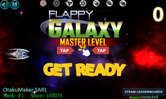 Скриншот из Flappy Galaxy : Master Level