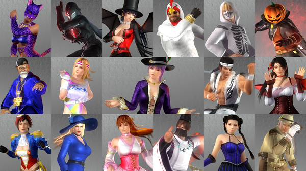 Скриншот из DOA5LR Halloween Costumes 2017 Full Set