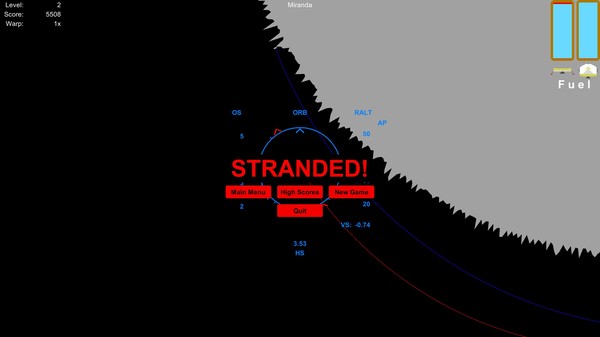 Скриншот из Solar Lander