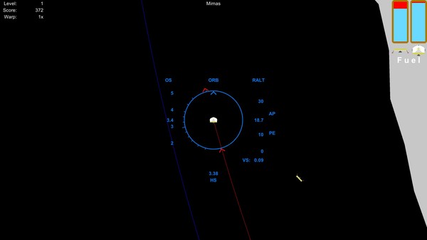 Скриншот из Solar Lander