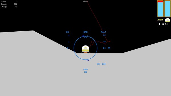 Скриншот из Solar Lander