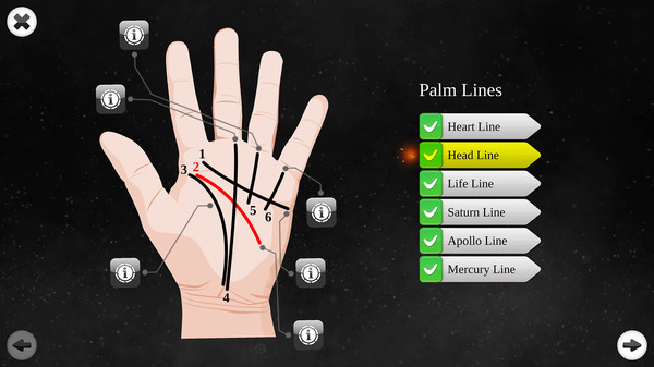 Palm Reading Premium game for Linux 1