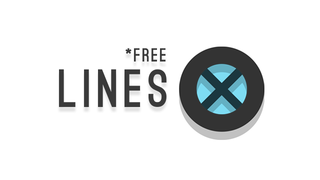 Lines X Free Logo