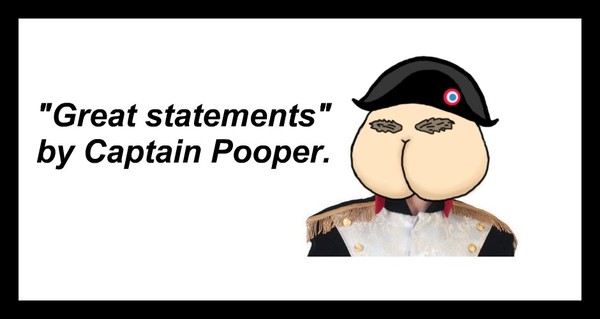 Скриншот из PooSky - "Great statements by Capitain Pooper"