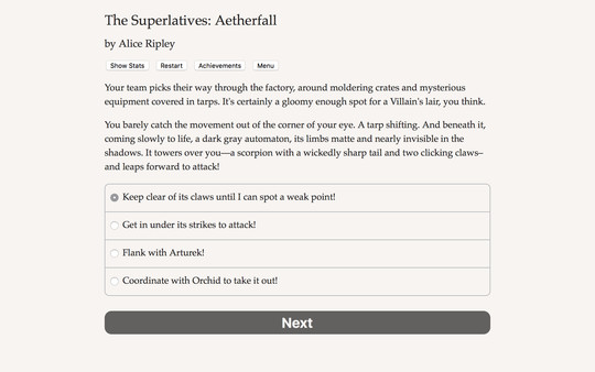 The Superlatives: Aetherfall for linux