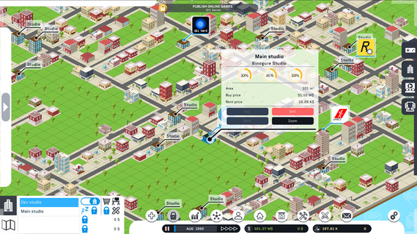 City Game Studio: a tycoon about game dev