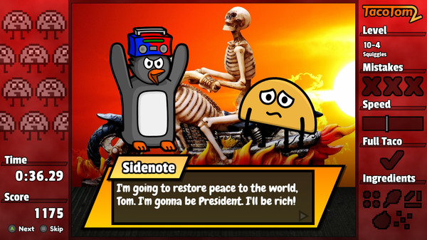 Taco Tom 2 game for Linux 1