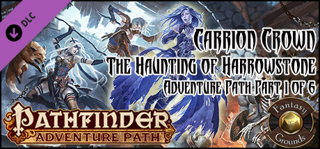 Fantasy Grounds - Pathfinder RPG - Carrion Crown AP 1: The Haunting of Harrowstone (PFRPG) cover art