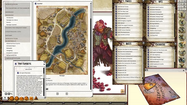 Скриншот из Fantasy Grounds - Pathfinder RPG - Carrion Crown AP 1: The Haunting of Harrowstone (PFRPG)