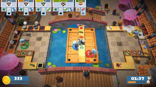 Скриншот из Overcooked! 2