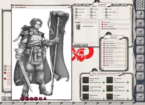 Скриншот из Fantasy Grounds - Conquering Heroes (5E)