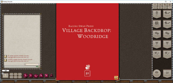 Скриншот из Fantasy Grounds - Village Backdrop : Woodridge (5E)