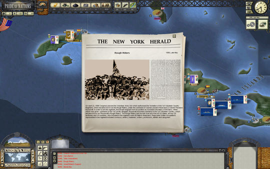 Скриншот из Pride of Nations: Spanish American War