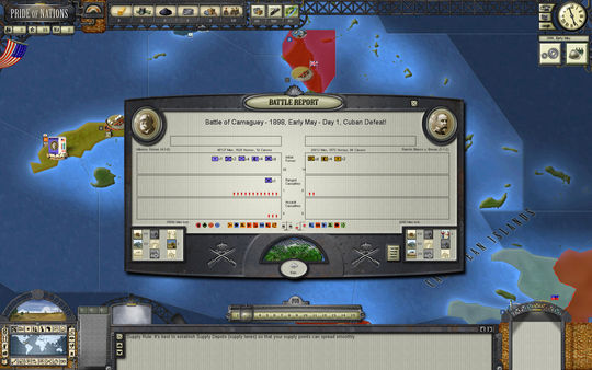 Скриншот из Pride of Nations: Spanish American War
