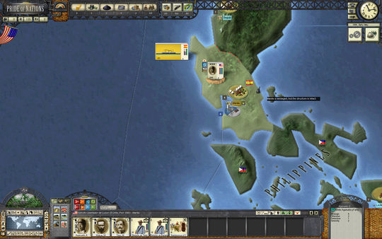 Скриншот из Pride of Nations: Spanish American War