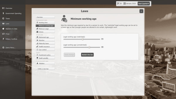 Government Simulator screenshot