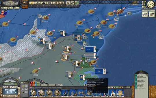 Скриншот из Pride of Nations: American Civil War