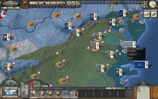 Скриншот из Pride of Nations: American Civil War