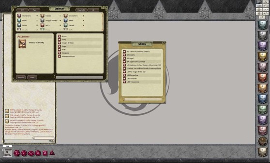 Скриншот из Fantasy Grounds - Treasury of the City (PFRPG)