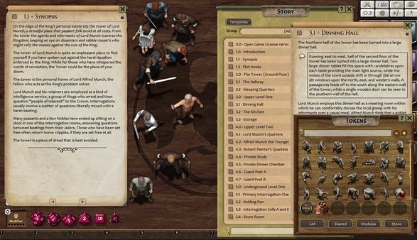Скриншот из Fantasy Grounds - Compass Point #05: The Tower of Lord Munch (PFRPG)